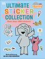 „ULTiMATE STiCKER COLLECTiON“, „ELEPHANT & PIGGiE“, „More than 1000 stickers!“. Illustration von Elephant und Piggie.