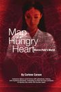 Text: „Map of a Hungry Heart: Marco Polo's World. By Carlene Carson.“ Eine Karte mit einer vagen Silhouette im Hintergrund.