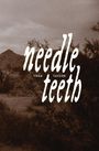 „Needle Teeth, Thea Taylor“. Sepia-Ton Landschaft mit Gebüsch und Hügel im Hintergrund.