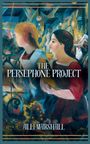"The Persephone Project" und "Alli Marshall". Eine abstrakte Illustration mit zwei Figuren vor einer bunten, dynamischen Kulisse.