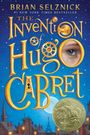 Buchcover "The Invention of Hugo Cabret" von Brian Selznick, mit Zahnrädern und einem Auge im Buchstaben "O".