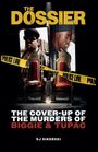 „THE DOSSIER“ und „THE COVER-UP OF THE MURDERS OF BIGGIE & TUPAC“. Zwei Thronsessel mit Polizeiband.