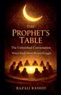 Ein sichelförmiger Mond über einer Runde von neun Leuten am Tisch, mit der Aufschrift: "The Prophet's Table".