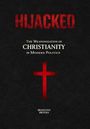 "Hijacked. The Weaponization of Christianity in Modern Politics. Braelynn Brooks." Ein rotes Kreuz vor schwarzem Hintergrund.
