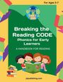 "Breaking the Reading CODE. Phonics for Early Learners. A HANDBOOK FOR READING" steht auf grünem Hintergrund.