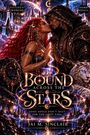 „Different Worlds. Same Souls. Bound Across the Stars.“ Ein Paar in fantasievollen Gewändern vor einem kosmischen Hintergrund.