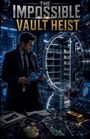 "The Impossible Vault Heist"; Ermittler mit Tablet vor geöffnetem Tresorraum, zu sehen sind Pläne, Geräte, Goldbarren und Bildschirme.