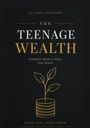 „The Teenage Wealth“, ein Buchcover mit einem stilisierten Pflanzensymbol auf Münzen.
