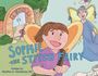 "SOPHIE THE STITCH FAIRY" steht in großen blauen Buchstaben. Eine fröhliche Figur mit Rucksack und ein Tor mit "ZOO".