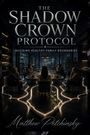 "The Shadow Crown Protocol: Building Healthy Family Boundaries. Matthew Petchinsky." Menschen um einen Tisch in dunklem Raum.