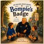 "Bompie's Badge" steht groß in der Mitte. Ein älterer Polizist lächelt zwei Jungen an, die vor ihm hocken.