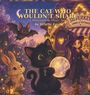 Text: "The Cat Who Wouldn't Share: A Moonlight & Magic Tale by Brielle Faye." Illustration zeigt Tiere und eine Hexe bei Nacht.