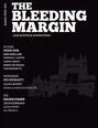 Text: „The Bleeding Margin, a journal of horror and dark fiction. Fiction: Mohd Amil, Dan Sinclair...“ Hintergrund: Schloss-Silhouette.