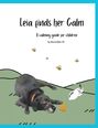 "Leia finds her Calm: A calming guide for children" von Deborah Walker. Ein schlafender schwarzer Hund auf grünem Untergrund.