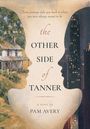 "the OTHER SIDE of TANNER" von Pam Avery. Silhouetten mit Landschaft und Stadt, nostalgische Stimmung.