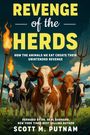 Oben steht "Revenge of the Herds". Unten Kühe mit Heugabel und Fackel auf einer Wiese.
