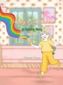 „Addy's Rainbow“, „A Sensory Story“ von Amanda Hawn. Ein fröhliches Kind malt mit einem Pinsel einen Regenbogen.