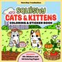 Vera Kay: Squishy Cats & Kittens Coloring & Sticker Book, Buch