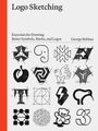 Logo Sketching: Übungen für bessere Symbole, Zeichen und Logos. Autor: George Bokhua. Verschiedene skizzierte Logos.