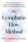 Text: "The Lymphatic Flow Method" von Dr. Caitlin Czewoski. Hintergrund mit hellen, abstrakten Farbmuster.