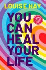 LOUISE HAY, YOU CAN HEAL YOUR LIFE. Farbenfrohes, konzentrisches Herzmotiv mit Bonusaufkleber: "Mirror Work Book and Handheld Mirror".