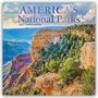 Text: "AMERICA'S National Parks 2027 16-Month Calendar". 
Felsige Schluchtlandschaft mit Bäumen und weitem Himmel.