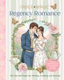"PAPER MAGIC Regency Romance" steht in großen Lettern. Ein Paar in historischer Kleidung umgeben von Blumen und Schmetterlingen.