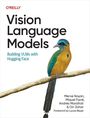 „Vision Language Models: Building VLMs with Hugging Face,“ Autoren: Merve Noyan, Miquel Farré, Andrés Marafioti, Orr Zohar. Ein farbenfroher Vogel auf einem Ast.