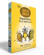 "The Tater Tales Paperback Collection" von Ben Clanton. Drei Kartoffelfiguren feiern mit einem Pokal.