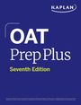 Text: "OAT Prep Plus, Seventh Edition". Oben rechts ein Logo mit dem Wort "Kaplan". Hintergrund in Blau.