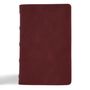 Csb Bibles By Holman: CSB Personal Size Bible, Holman Handcrafted Collection, Premium Marbled Burgundy Calfskin, Buch