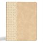 Csb Bibles By Holman: CSB Notetaking Bible, Expanded Reference Edition, Cream Suedesoft Leathertouch, Buch