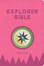 Holman Bible Publishers: KJV Explorer Bible for Kids, Bubble Gum Leathertouch, Indexed: Placing God's Word in the Middle of God's World, Buch