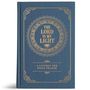 Buchcover mit der Aufschrift: "THE LORD IS MY LIGHT" und "A LITURGY FOR DAILY PRAYER". Verziert mit goldenen Mustern.