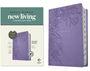 New Living Translation: NLT Giant Print Bible, Filament Enabled (Leatherlike, Lavender Floral, Indexed, Red Letter), Buch