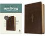 New Living Translation: NLT Giant Print Bible, Filament Enabled (Leatherlike, Rustic Brown Gold Cross, Red Letter), Buch