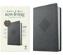 New Living Translation: NLT Large Print Premium Value Thinline Bible, Filament Enabled (Leatherlike, Crossroads Gray), Buch