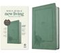 New Living Translation: NLT Large Print Premium Value Thinline Bible, Filament Enabled (Leatherlike, Morning Bloom Sage Green), Buch