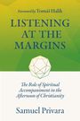 Text: "Listening at the Margins" und "Samuel Privara". Gelber und grüner Hintergrund mit abstraktem geometrischen Symbol.