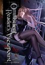 „Omniscient Reader's Viewpoint 12“, elegante Person in schwarzem Kleid auf Treppe, weht im Wind.