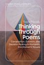 "Cognition, Poetics, and the Arts. Yasemin Hacıoğlu: Thinking Through Poems. Bunte geometrische Formen auf abstraktem Hintergrund."