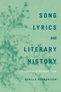 Gunilla Hermansson: Song Lyrics and Literary History, Buch