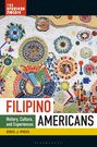 Titel: "Filipino Americans: History, Culture, and Experiences" von Eric J. Pido. Abstrakte Mosaik-Illustration.