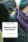 "Activism in the Asia-Pacific: DIY, Gender, and Culture" von Elise Imray Papineau. Person mit lila Tuch.