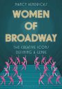 Titel: "Women of Broadway: The Creative Icons Defining a Genre". Tänzerinnen in pink auf Treppe.