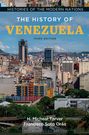 "Histories of the Modern Nations: The History of Venezuela, Third Edition." Stadtansicht mit Hochhäusern im Vordergrund.