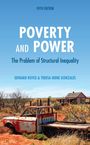 "Fifth Edition" und "Poverty and Power: The Problem of Structural Inequality" von Edward Royce & Teresa Irene Gonzales. Im Vordergrund ein verrostetes Auto in einer Wüstenlandschaft, im Hintergrund ein verlassenes Haus.