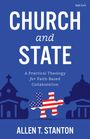 "CHURCH and STATE", "A Practical Theology for Faith-Based Collaboration", "ALLEN T. STANTON". Puzzle mit USA-Flagge.