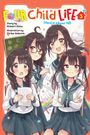 "Four Child Life 3" ist oben in bunten Buchstaben. Vier Manga-Mädchen in Schuluniformen schauen freundlich in die Kamera.