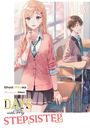 „Ghost Mikawa, Illustration by Hiten, DAYS with My STEPSISTER 8“. Anime-Illustration: Mädchen und Junge im Klassenzimmer.